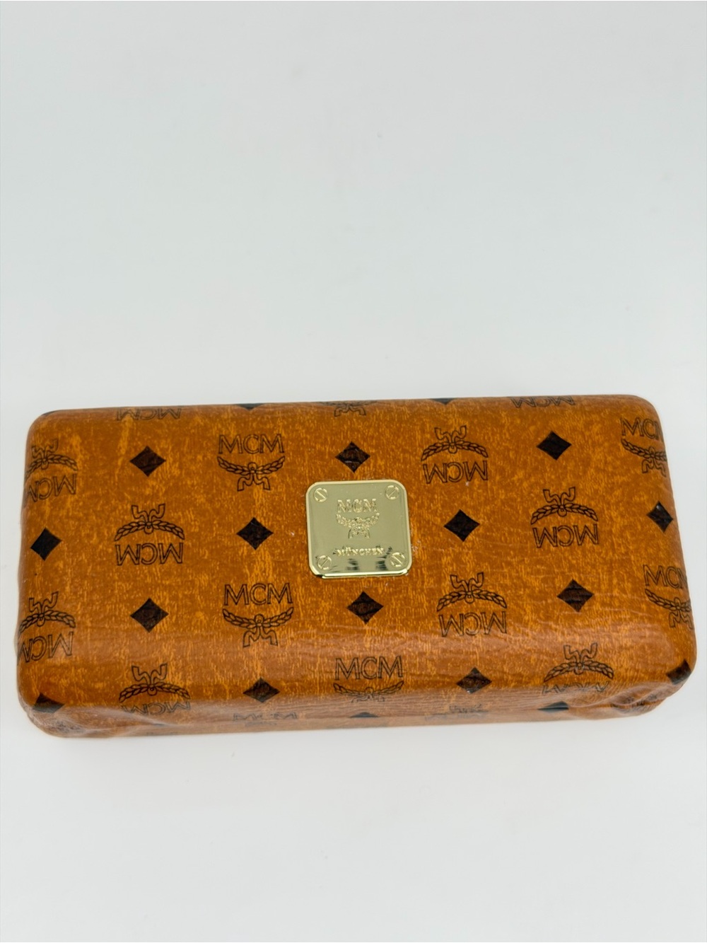 MCM Two-Tone Rectangular Sunglasses - Tortoise & Navy - Picture 11 of 11
